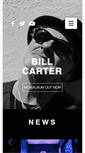 Mobile Screenshot of billcarterandtheblame.com